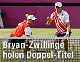 Mike und Bob Bryan, Gewinner der Tennis-Doppelgoldmedaille