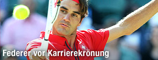 R&uuml;ckhand von Roger Federer (SUI)
