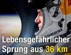 Absprung aus der Stratosph&auml;re / &copy;Bild: Felix Baumgartner