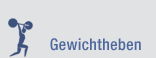 Piktogramm Gewichtheben