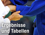 Zwei Judoka im Kampf