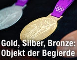 Die Medaillen der Olympischen Spiele