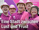 Freiwillige Helfer der Olympischen Spiele in London
