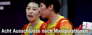 Disqualifiziertes Badminton-Doppel Yu Yang/Wang Xiaoli