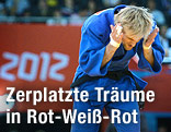 Österreichs Judoka Ludwig Paischer ärgert sich 