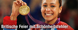 Jessica Ennis mit Medaille