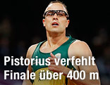 Oscar Pistorius im Semifinallauf über 400 m
