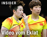 Die Chinesinnen Yu Yang und Wang Xiaoli