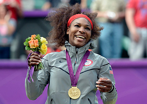 Serena Williams mit Goldmedaille