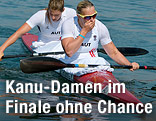 Yvonne Schuring und Viktoria Schwarz enttäuscht
