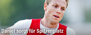 Thomas Daniel während des Querfeldeinlaufs über 3000 Meter